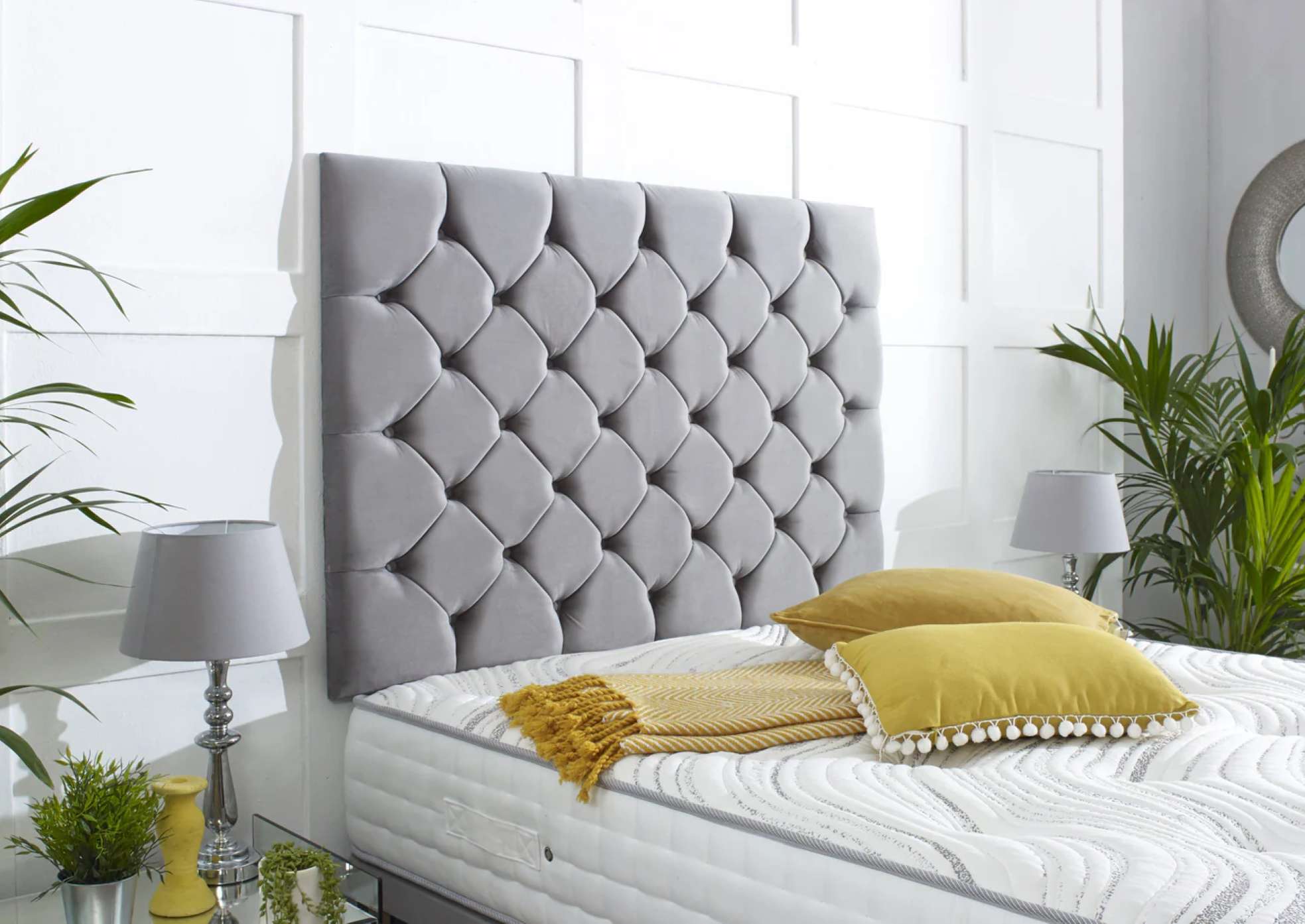 Royal Chester Upholstered Button Headboard (Custom)2